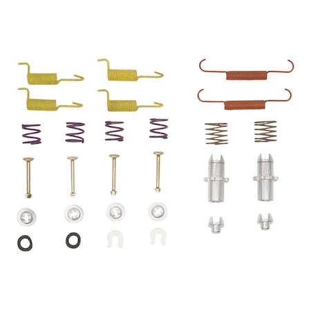 Drum Brake Hardware Kit,  Rear